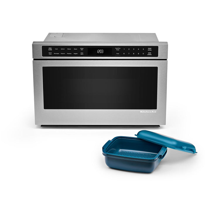 KitchenAid 24\" 1.3 Cu. Ft. Under-Counter Microwave Oven Drawer - Stainless Steel - KMBD524TPS