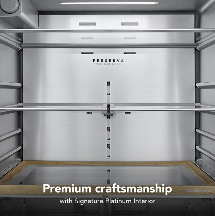 KitchenAid 31 Cu. Ft. French Door Refrigerator - PrintShield® Stainless Steel - KRFF336SPS