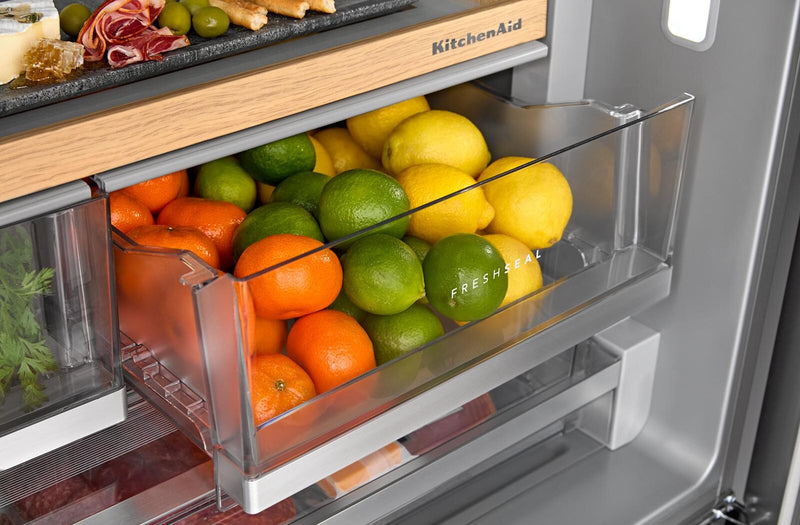 KitchenAid 31 Cu. Ft. French Door Refrigerator - PrintShield® Stainless Steel - KRFF336SPS