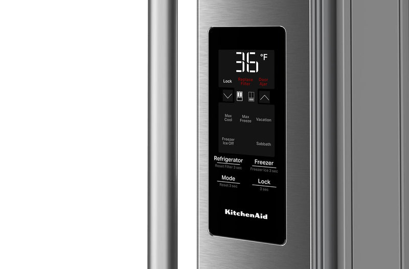 KitchenAid 31 Cu. Ft. French Door Refrigerator - PrintShield® Stainless Steel - KRFF336SPS