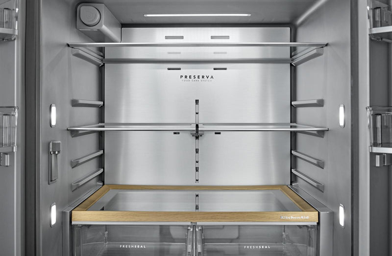 KitchenAid 31 Cu. Ft. French Door Refrigerator - PrintShield® Stainless Steel - KRFF336SPS