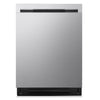 LG FlushFit™ 23.75” 46 dB Top Control Dishwasher with Third Rack – Stainless Steel - LDNPQ445S