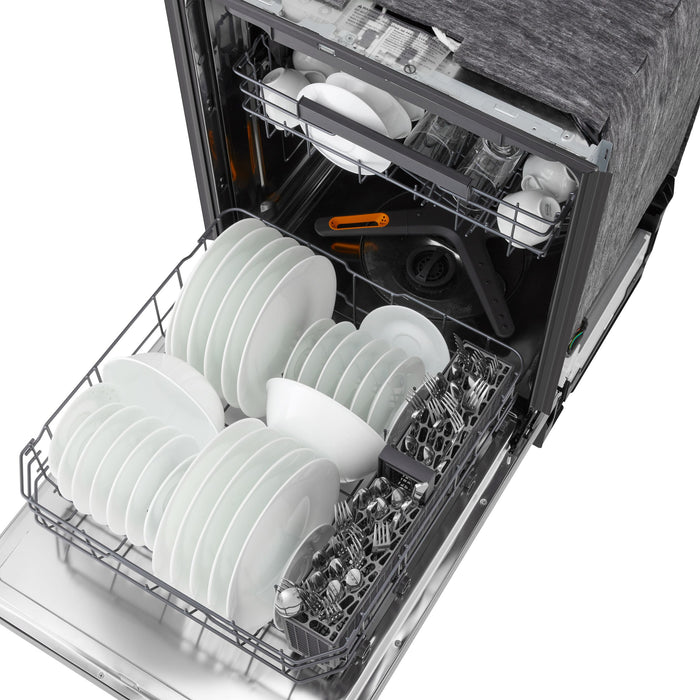LG FlushFit™ 23.75” 46 dB Top Control Dishwasher with Third Rack – Stainless Steel - LDNPQ445S
