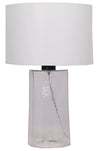 Kort & Co. Clara 24\" Clear Antique Brass Glass Table Lamp