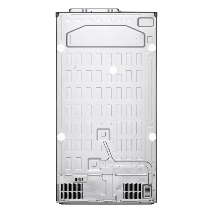 LG 36\" 23 Cu. Ft. Counter-Depth Side by Side Refrigerator - Prime Silver - LS23NCP20V