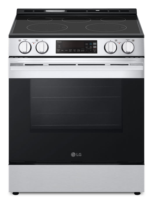 LG 30\" 6.3 Cu. Ft. Electric Range with Self Clean - \tPrintproof Stainless Steel - LSEL6331XE