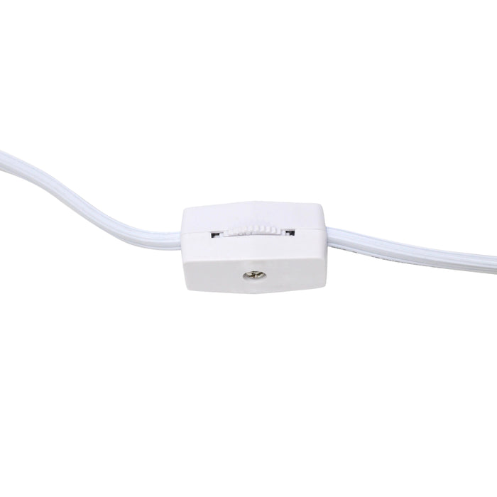 Simple Designs 20.4\" Traditional Ceramic Purled Texture Table Lamp with White Fabric Drum Shade - Yellow