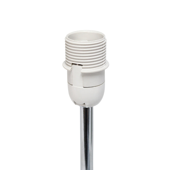 Simple Designs Chrome Mini Basic Table Lamp - Blue