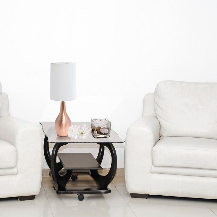 Simple Designs Tear Drop Table Lamp - Rose Gold