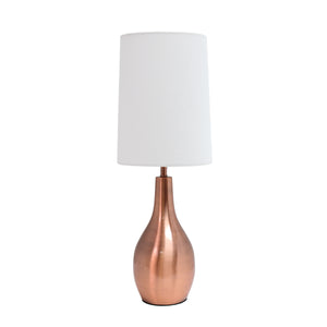 Simple Designs Tear Drop Table Lamp - Rose Gold
