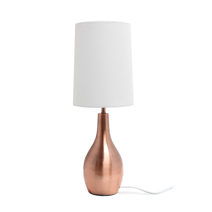 Simple Designs Tear Drop Table Lamp - Rose Gold