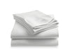 LUSOME Temperature Regulating 4-piece Cotton King Sheet Set – White