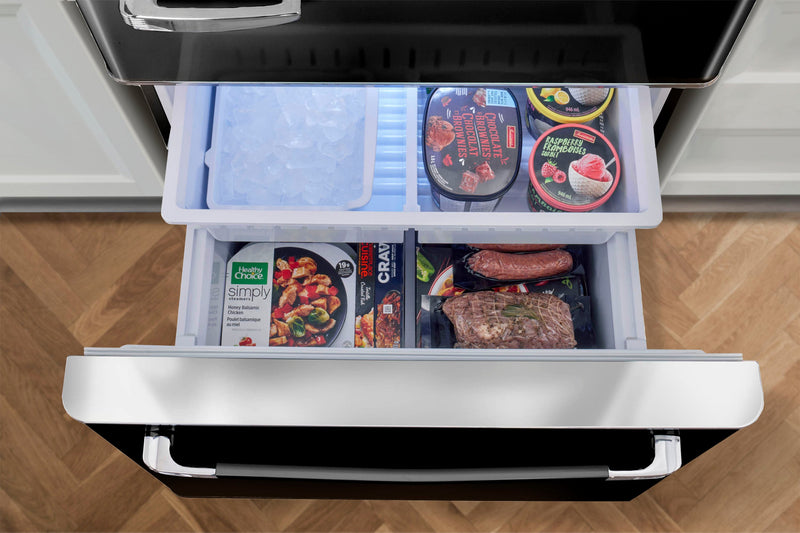 Classic Retro by Unique 18 cu.ft. Frost-Free Bottom Freezer Refrigerator - UGP-510L B AC