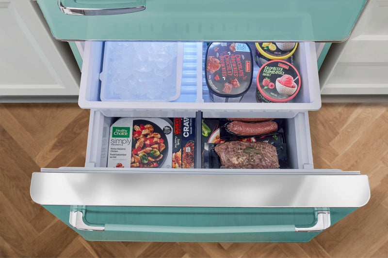 Classic Retro by Unique 18 cu.ft. Frost-Free Bottom Freezer Refrigerator - UGP-510L T AC