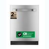 Midea 24\" Top Control Dishwasher with 3-Stage Total Drying – Stainless Steel - MDT24P3CST