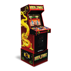 Arcade1Up Midway Legacy Mortal Kombat™ 30th Anniversary Edition Arcade Cabinet with Riser