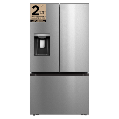 Midea 36" 29.3 Cu. Ft. Smart French-Door Refrigerator - Stainless Steel - MRF29D2AST | Réfrigérateur intelligent Midea de 36 po et de 29,3 pi³ à portes françaises - acier inoxydable - MRF29D2AST | MRF29D2S