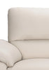 Mystic 65.7” Contemporary Genuine Leather Loveseat - Frost | Causeuse contemporaine Mystic de 65,7 po en cuir véritable - givre