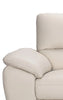 Mystic 65.7” Contemporary Genuine Leather Loveseat - Frost | Causeuse contemporaine Mystic de 65,7 po en cuir véritable - givre