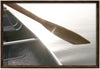 Boats Paddle Framed Linen Finish - 25\" x 37\"