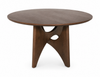 Neo Dining Table, 47"W Round – Brown | Table de salle à manger ronde Neo de 47 po (L) - brune