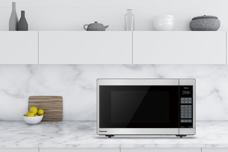 Panasonic 1.3 Cu. Ft. 1,200 W Genius® Countertop Microwave - NNSC669SC ...