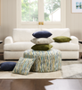 Sofa Lab Fabric Accent Pillow – Rust Accent Fabric | Coussin décoratif Sofa Lab en tissu - tissu décoratif Rust