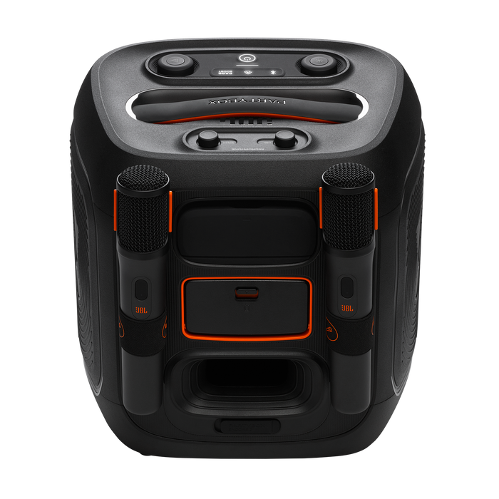 JBL PartyBox Encore 2 100W Portable Party Speaker with 2 Microphones (JBLPBENCORE22MICAM) - Black