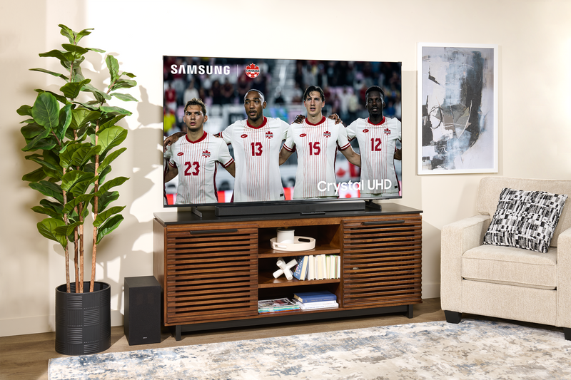 Wilder 68\" Traditional TV Stand with Storage and Cable Management for TVs up to 78\" – Dark Brown