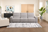 Shaquille O’Neal Home Prestige 3-piece Power Reclining Sofa – Grey | Sofa sectionnel Prestige de Shaquille O’Neal Home 3 pièces avec inclinaison électrique - gris