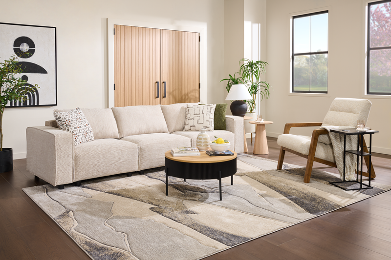 Trove 29.72\" Coffee Table with Sliding Top and Storage - Black