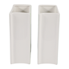 8.25” Set of 2 Ceramic Spring Book Vase – Green  | Ensemble de 2 vases Spring de 8,25 po en céramique en forme de livre - vert