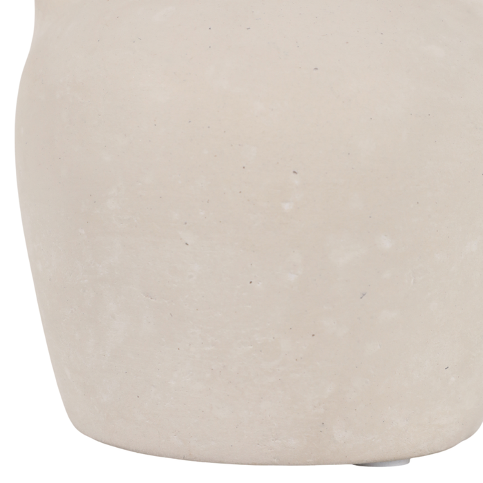 6.5” Contemporary Boho Bud Vase – Ivory 