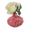 4.75” Ceramic Dahlia Short Bud Vase – Pink  | Vase à fleurs courtes Dahlia de 4,75 po en céramique - rose