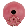 4.75” Ceramic Dahlia Short Bud Vase – Pink  | Vase à fleurs courtes Dahlia de 4,75 po en céramique - rose