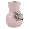 9” Ceramic Blush Flower Vase – Pink  | Vase à fleurs Blush de 9 po en céramique - rose