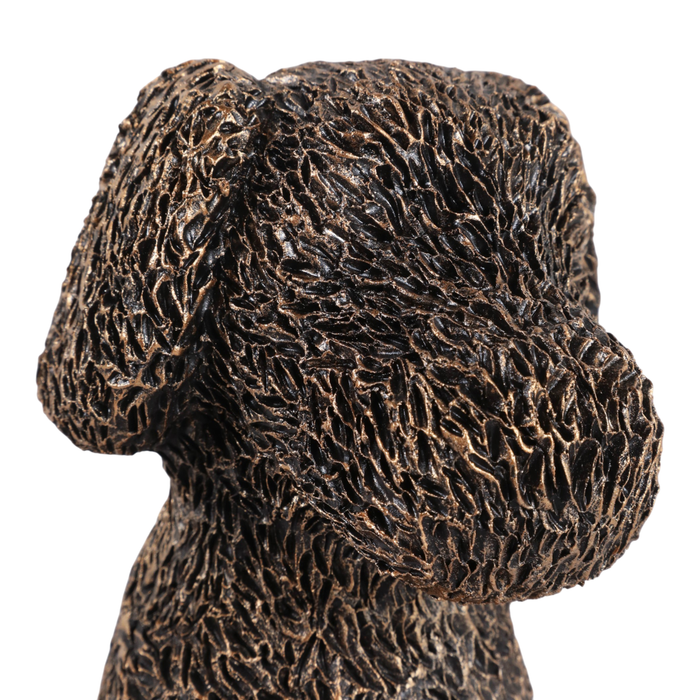 9.5” Sitting Dog Decoration – Bronze