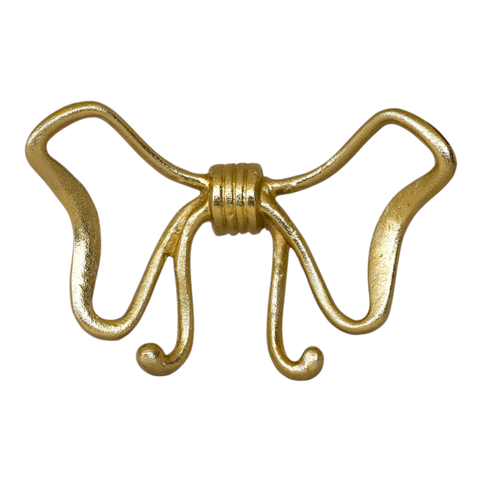 8.25” Bow Wall Hook – Gold