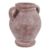 10” Terracotta Vase with Handle – Mauve  | Vase de 10 po en terre cuite avec poignée - mauve