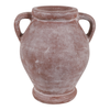 10” Terracotta Vase with Handle – Mauve  | Vase de 10 po en terre cuite avec poignée - mauve