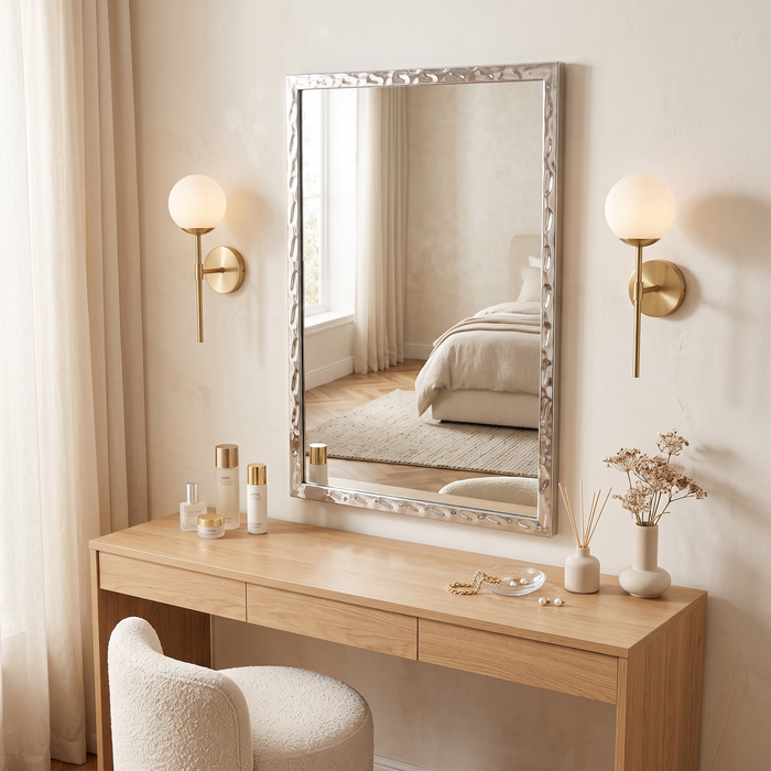Hammerchrome 24x36 Rectangular Mirror - Silver