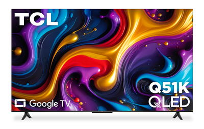 TCL 50" Q Series 4K UHD HDR QLED Smart TV with Google TV – 50Q51K | Téléviseur intelligent QLED TCL catégorie Q UHD 4K de 50 po avec HDR et Google TVMC – 50Q51K | 50Q51KQC