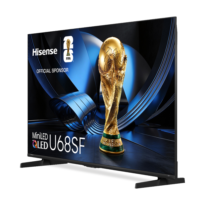Hisense 75\" U68SF Mini-LED QLED 4K UHD AI TV (75U68SF) - 2026 Model