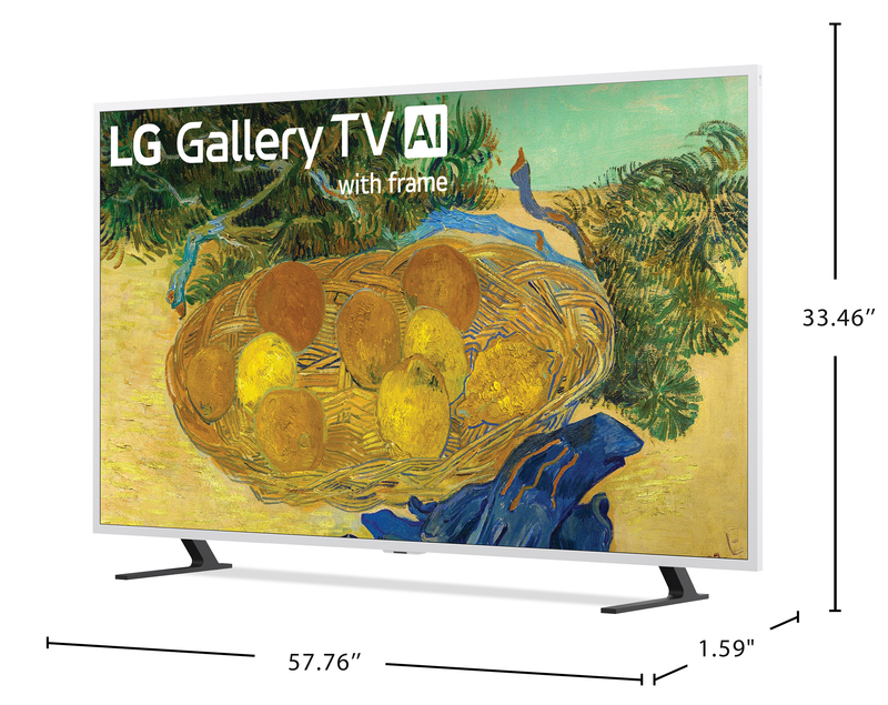 LG 65\" LX7 Gallery Frame with Mini-LED QNED 4K UHD Smart TV (65LX7BPUA.ACCQ) – 2026 Model
