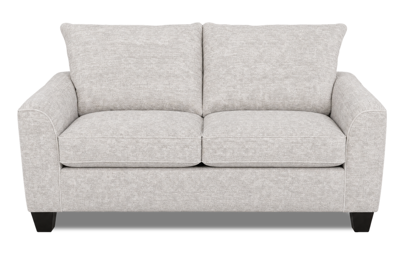 Made in Canada Customizable Sofa Lab Arc 86\" Fabric Condo Sofa  –  Plush Oyster