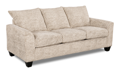 Made in Canada Customizable Sofa Lab Arc 86" Fabric Sofa  – Plush Parchment | Sofa personnalisable Arc de Sofa Lab de 86 po fabriqué au Canada en tissu - Plush Parchment