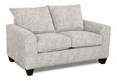 Made in Canada Customizable Sofa Lab Arc  63" Fabric Loveseat – Plush Oyster | Causeuse personnalisable Roll de Sofa Lab de 63 po fabriqué au Canada en tissu - Plush Oyster