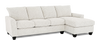 Made in Canada Customizable Sofa Lab Arc Right-Facing Fabric Sofa Chaise  – Teddy Riverrock | Sofa avec fauteuil long de droite personnalisable Arc de Sofa Lab fabriqué au Canada en tissu - Teddy Riverrock