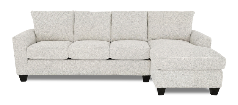 Made in Canada Customizable Sofa Lab Arc Fabric Right-Facing Sofabed Sectional - Teddy Riverrock