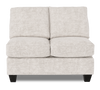 Made in Canada Customizable Sofa Lab Arc 46" Armless Fabric Loveseat – Plush Oyster | Causeuse sans accoudoirs personnalisable Arc de Sofa Lab de 46 po fabriquée au Canada en tissu - Plush Oyster